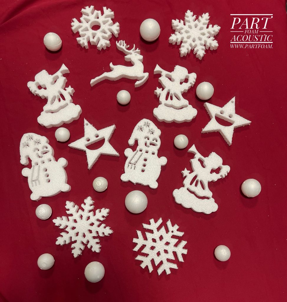 درخت کریسمس را چطور تزئین کنیم؟ گوزن کریسمس ، دانه برف آویز فومی ، دانه برفی یونولیتی، تزئینات کریسمس ، کریسمس پارتی