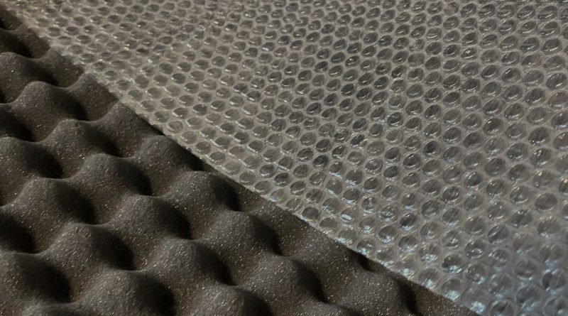 نایلون حبابدار عایق صوتی، نایلون حبابدار عایق صوتی نیست ! چطور بانایلون صداگیری کنیم ؟