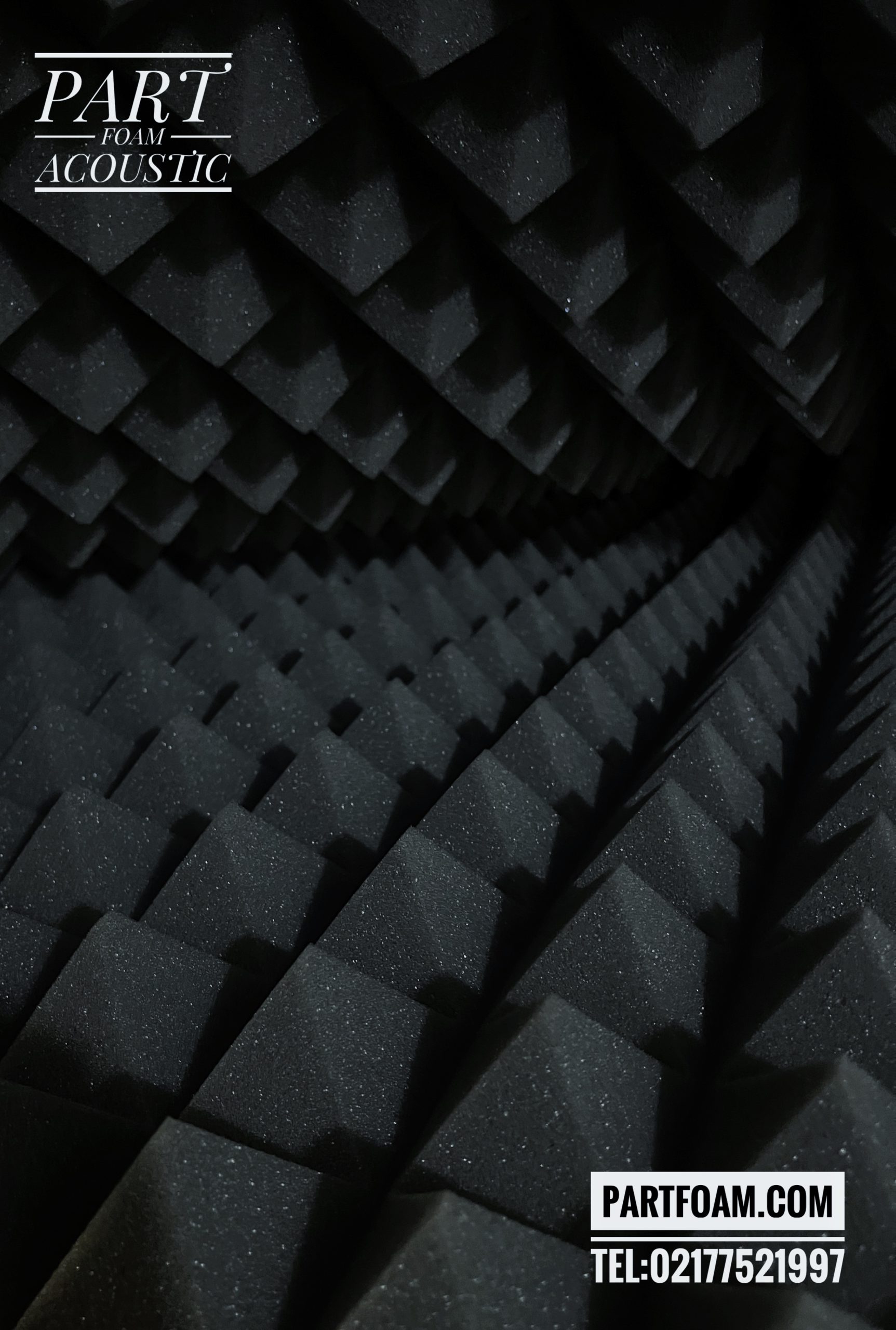 فوم هرمی آکوستیک عایق ضد صدا