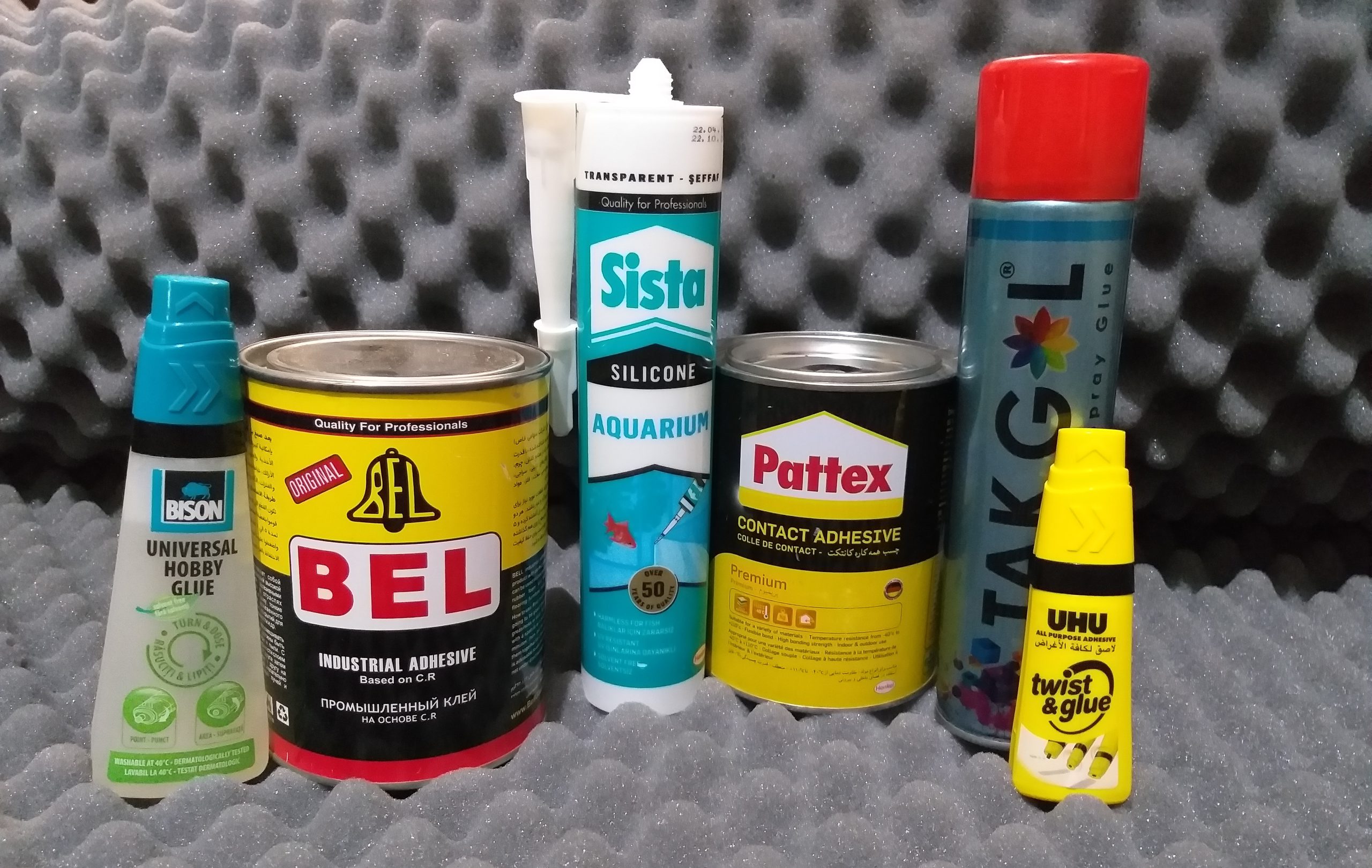 چسب فوم آکوستیک ، چسب مخصوص نصب فوم آکوستیک