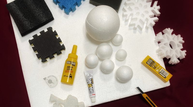 فوم کاردستی ، یونولیت کاردستی ، ساخت کاردستی با فوم ، یونولیت توپی ، چطور ربا فوم کاردستی بسازیم